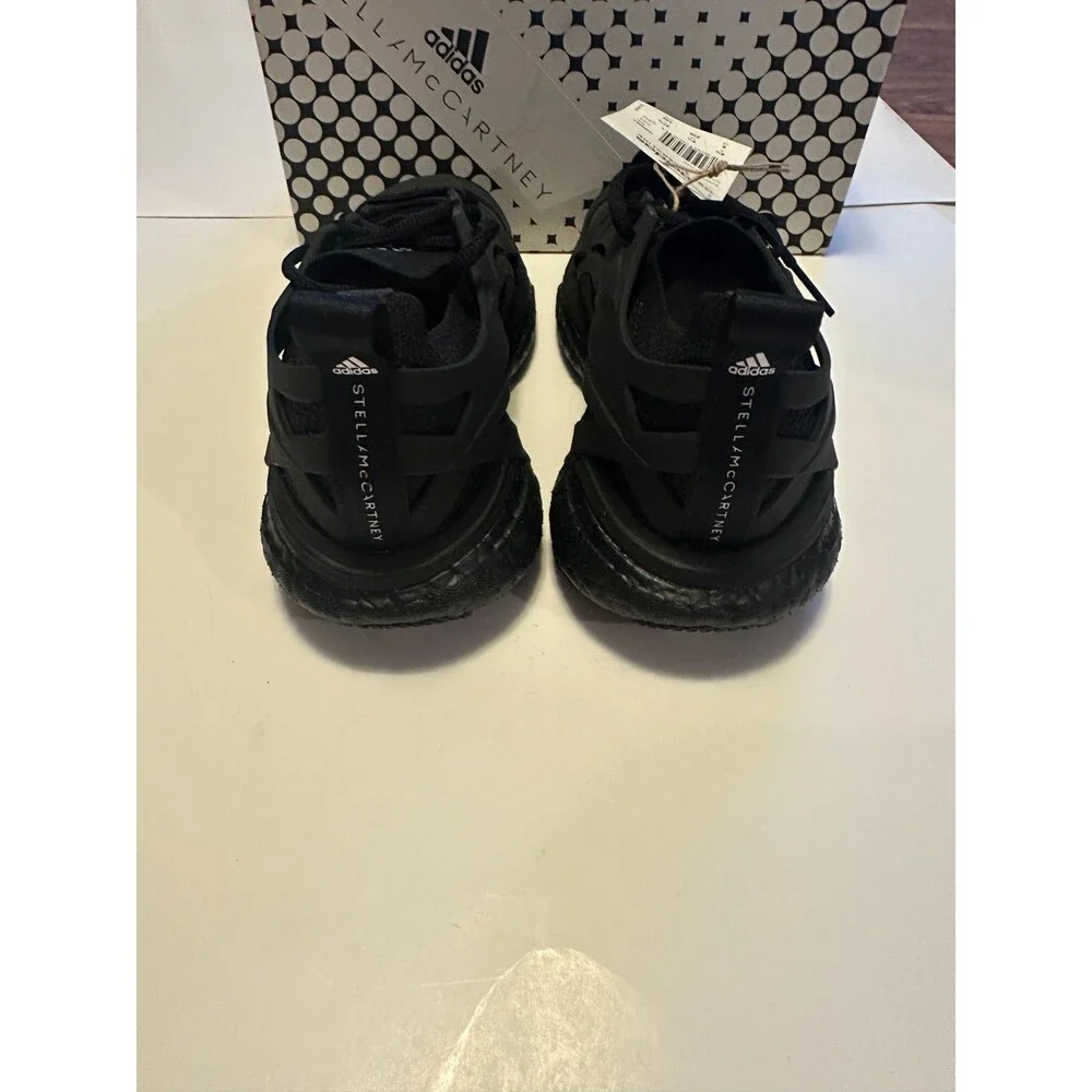 NIB Adidas Solar Glide x Stella McCartney Triple Black Woman HQ5961 Size 6